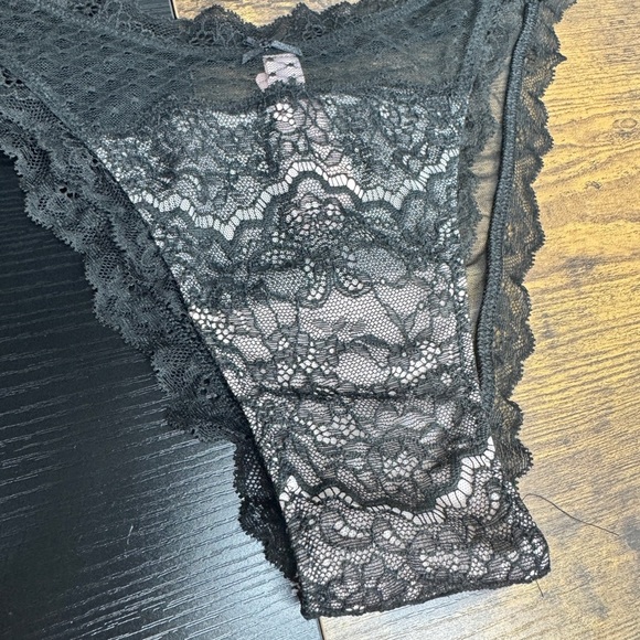 Victoria's Secret Dream Angels Brazilian Slip Panty Black - Picture 6 of 6